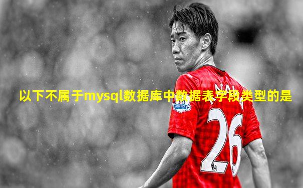 以下不属于mysql数据库中数据表字段类型的是