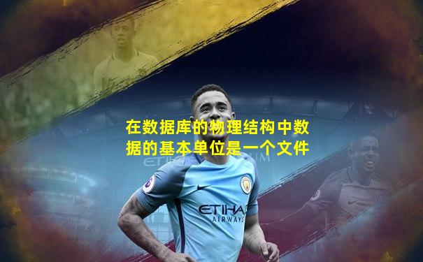 在数据库的物理结构中数据的基本单位是一个文件
