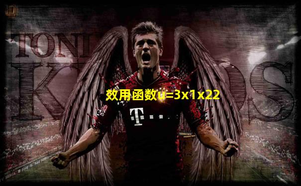 效用函数u=3x1x22
