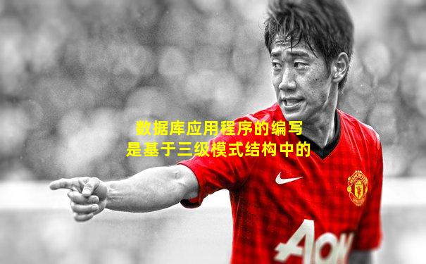 数据库应用程序的编写是基于三级模式结构中的